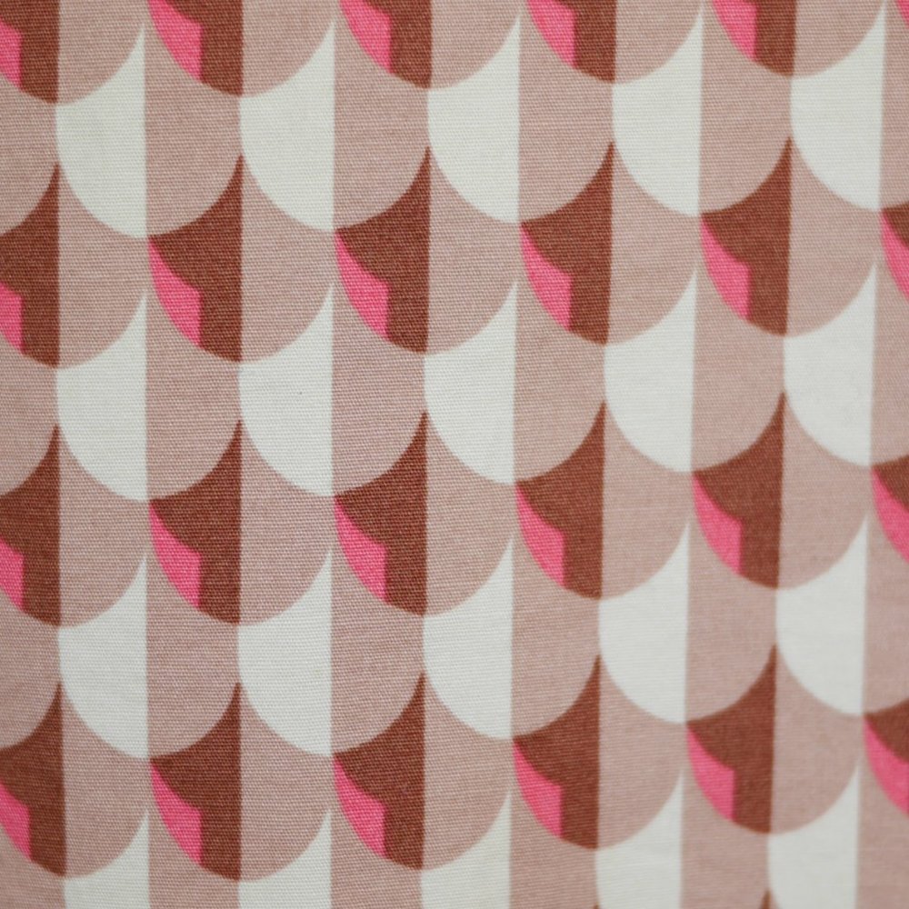 J.CREW Brown pink geometric sleeveless blouse - Picture 7 of 9